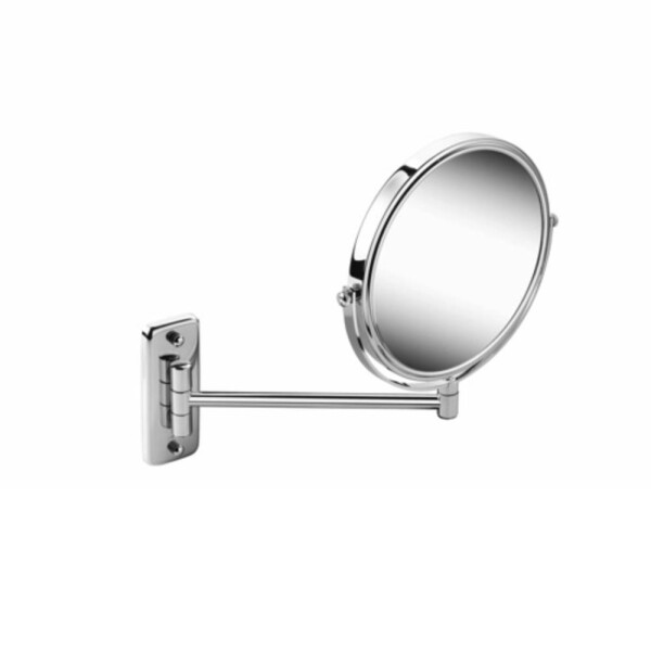 Rasier- und Kosmetikspiegel 1-armig, 3-fach-Vergrößerung, ø 200 mm  Mirror, Chrom
