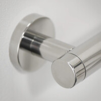 Haltegriff 135° - Linkshändig (inklusive Anti-Rutsch-Griff) Comfort & Safety, Chrom