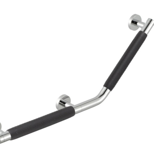 Haltegriff 135° - Rechtshändig (inklusive Anti-Rutsch-Griff)  Comfort & Safety, Chrom