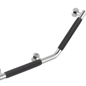 Haltegriff 135° - Rechtshändig (inklusive Anti-Rutsch-Griff)  Comfort & Safety, Chrom
