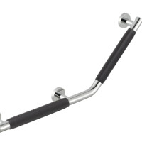 Haltegriff 135° - Rechtshändig (inklusive Anti-Rutsch-Griff)  Comfort & Safety, Chrom