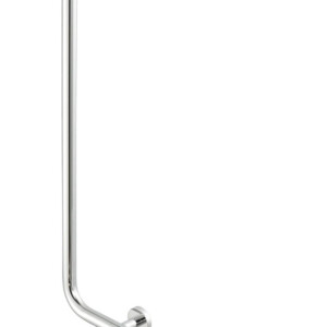 Haltegriff 90° - Linkshändig (inklusive Anti-Rutsch-Griff) Comfort & Safety, Chrom