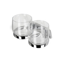 Doppelter Glashalter mit 2 Gläsern Hotel Collection