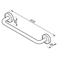 Badehandtuchhlater, 45 cm Luna Kollektion