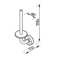 Toilettenpapier-Reservehalter Luna Kollektion