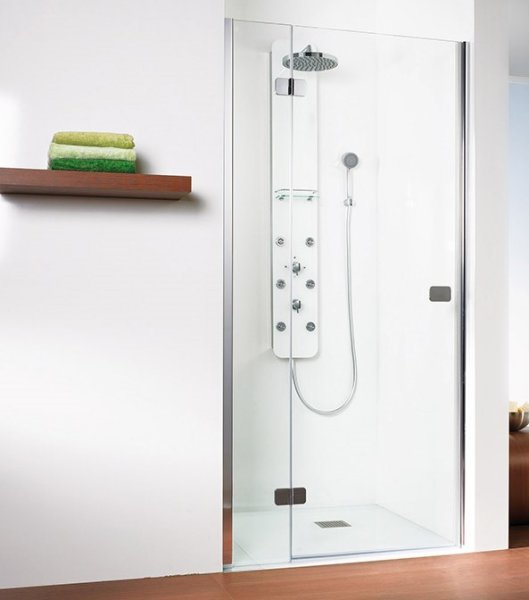 Duschkabine Nische mit Drehtür Premium Softcube, 100 x 200 cm