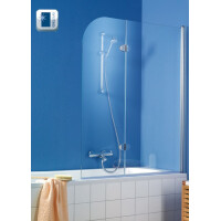 Badewannenaufsatz Exklusiv, 69,5/43 cm, 2-teilig