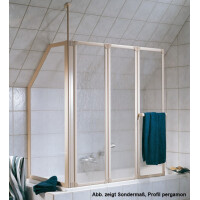 Badewannenaufsatz Prima, 126,8 cm, 3-teilig