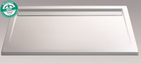 Rechteck Duschwanne mit Ablaufrinne super flach, 90 x 120 cm