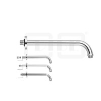 DIBLfit Massiver 90°-Messing-Wandanschlussarm, Ausladung 200 mm