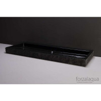 Naturstein-Waschtisch PALERMO Granit, gespitzt, 120,5 x 51,5 x 9 cm, mit Hahnloch